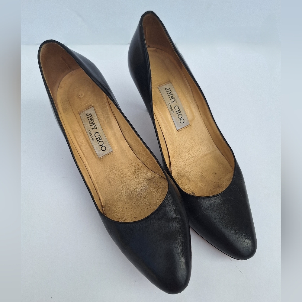 Jimmy Choo Leather Pump Heels